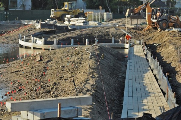 Tidal clock construction continues (J. Kenney 12/10/12)