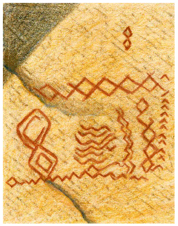 Redrawn image by Sue Ann Sinay, after Miller, 199.  Source: www.sinay.com