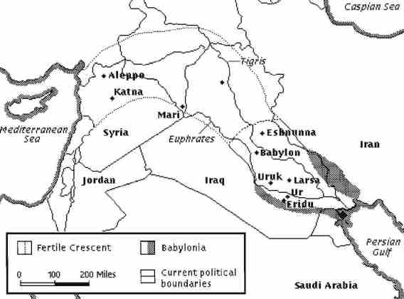 Mesopotamia and Babylonian area (arhat media.com)