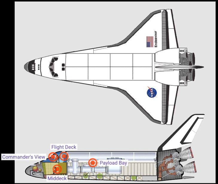 Tour Inside Space Shuttle Endeavour + bonus SpaceX videos | SANTA